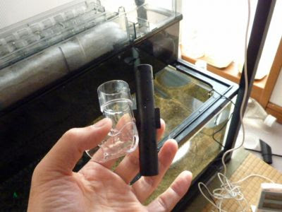 012 グランデカスタム６００ 噴出し口取り外して 消音化 金魚用ヒーター 18度 投入 12 01 02