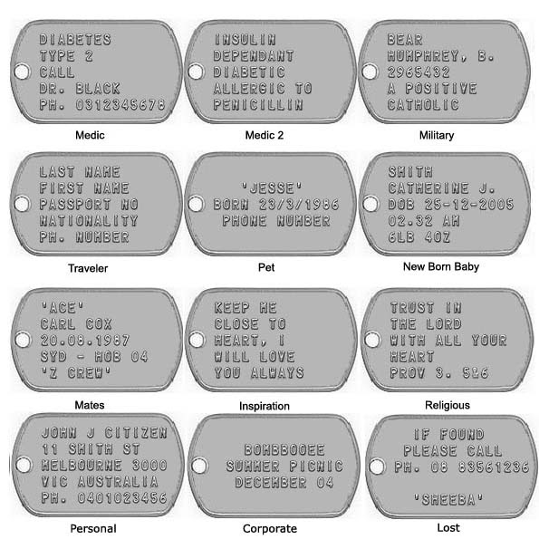 US ARMY AUTHENTIC PERSONALIZED DOG TAGS. MUST SEE! FREE