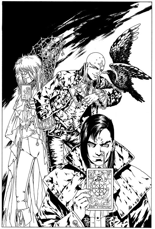 Tori Amos: Comic Book Tattoo original art Pretty Good Year, page 11.
