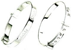 Reviews for D for Diamond Twinkle Twinkle Little Star Adjustable Bangle in Silver