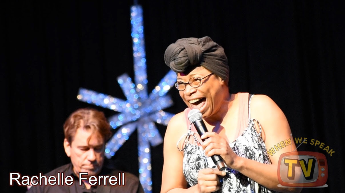 Rachelle Ferrell performing at the Riverfront Jazz Festival in Dallas, Texas