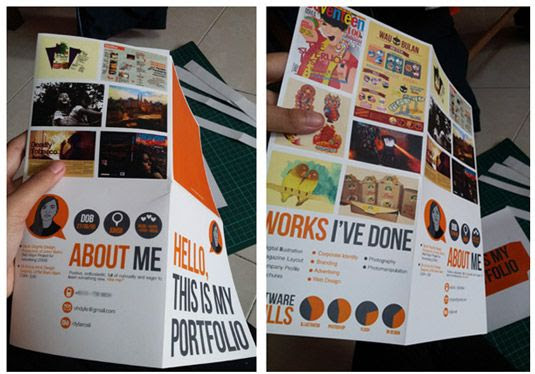 Portfolio design fold out inspiration | Graphic Design Inspiration Bo ...