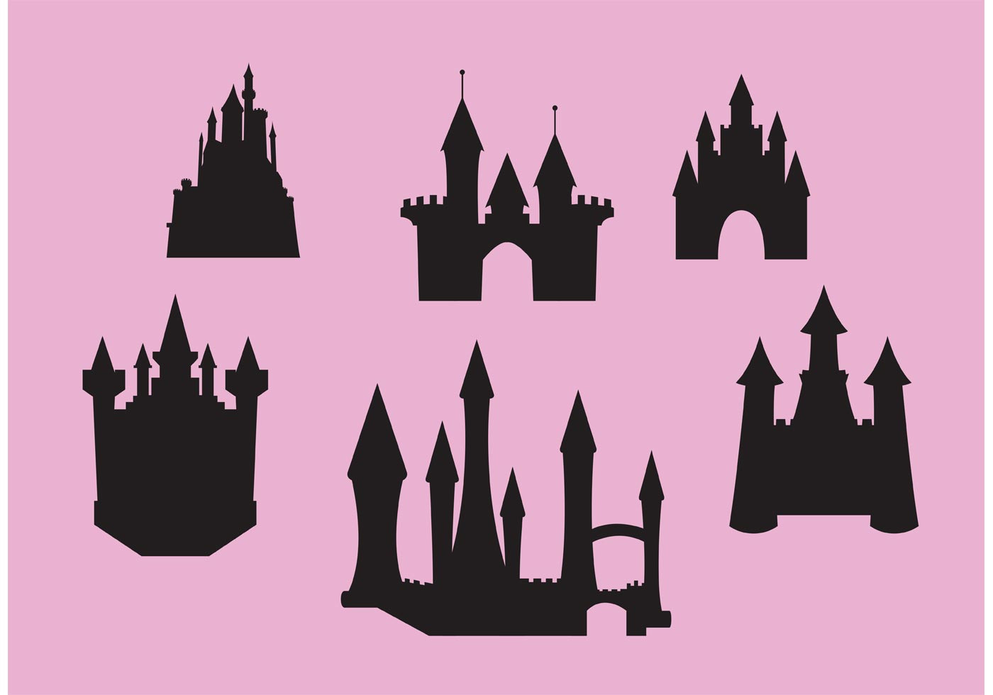 Free Free 143 Disney Castle Svg Color SVG PNG EPS DXF File