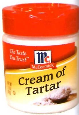 fungsi cream of tartar