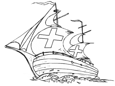 Boats and Ships Coloring Pages