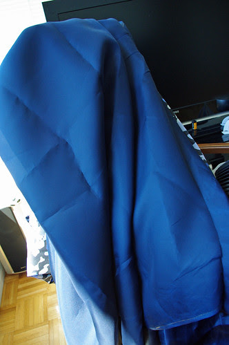 blue silk
