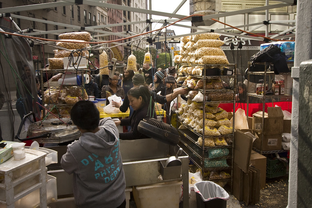The kettle corn counter