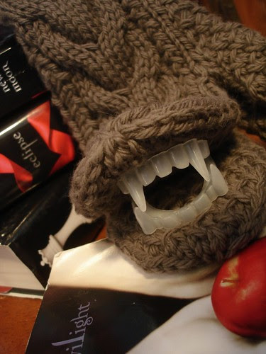 "Be Safer"  Twilight inspired Bella Mittens