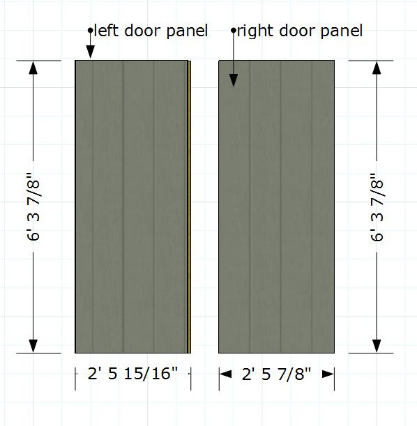 How to Build Double Shed Doors