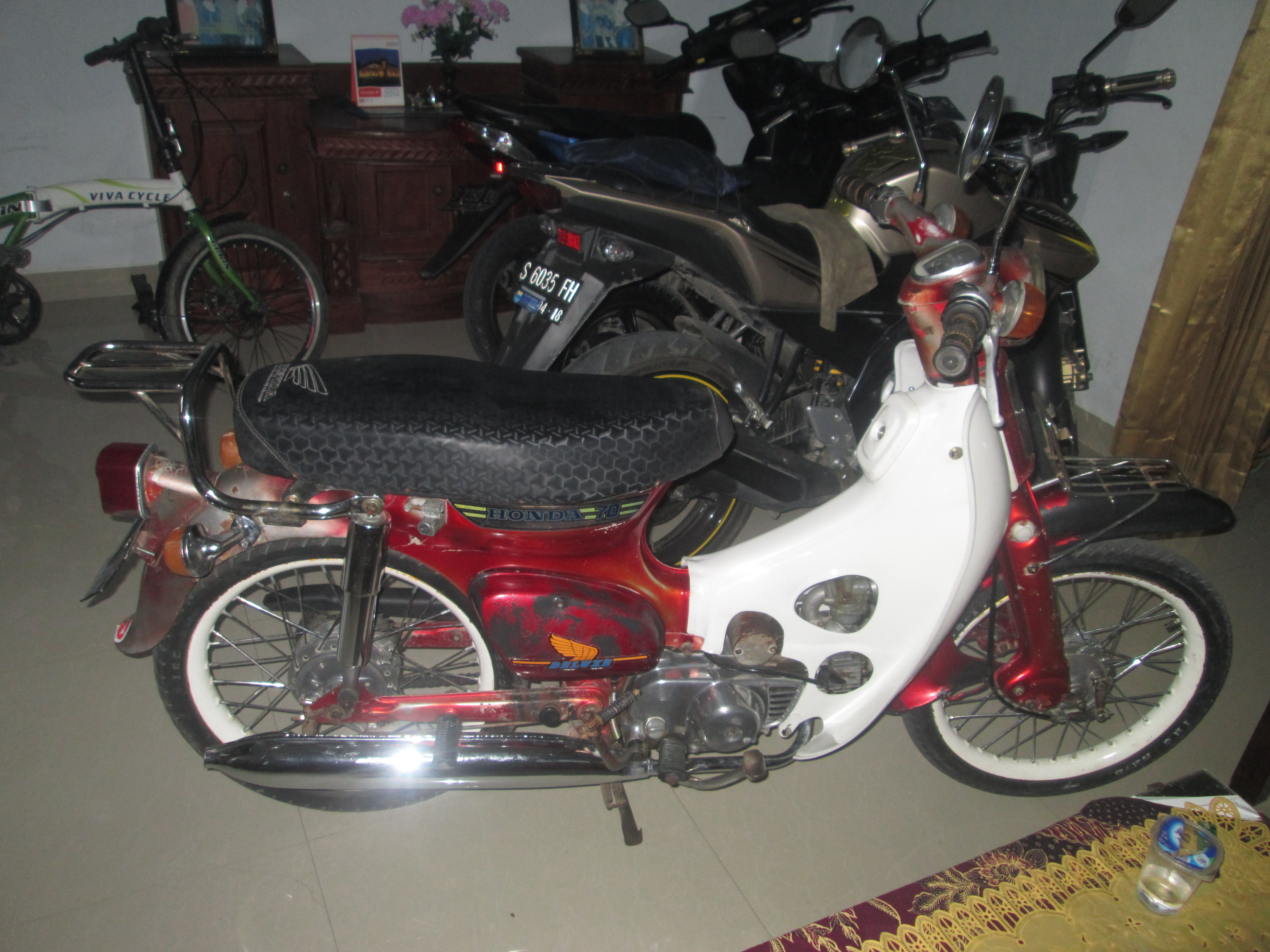  C70 pakai Velg DID Keren juga nih si Classic Bike D 