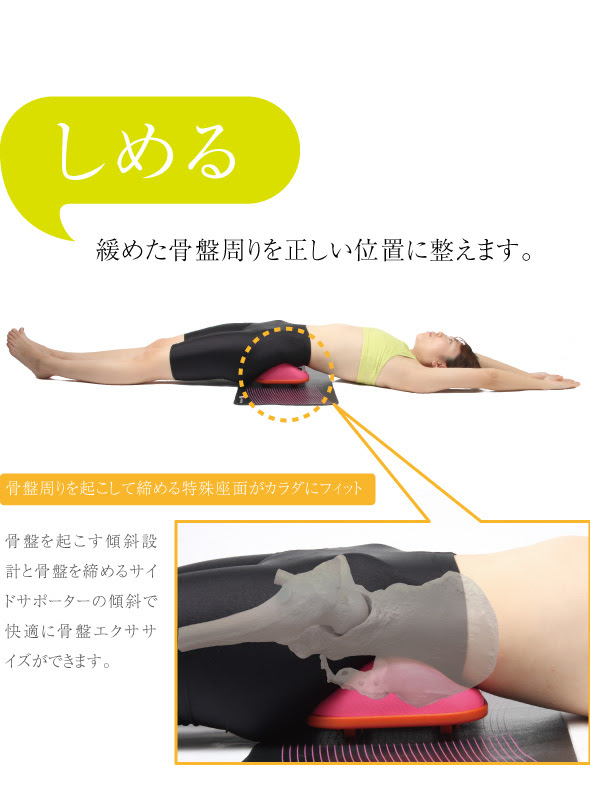 骨盤ゆらスリムｎ プロフィット 送料無料 波多野賢也先生監修 骨盤専用エクササイズ枕