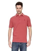 Toro Polo Cuello Camisa (Rojo)