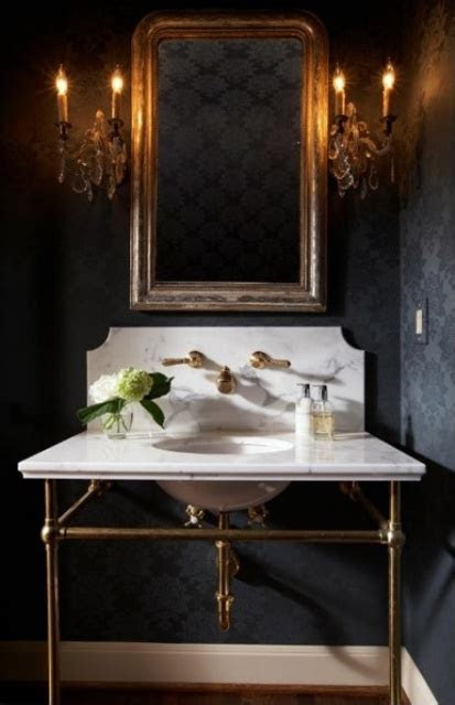 Design by christopher grubb plumbing fixtures are the main event in the bathroom: 22 Dramatic Gothic Bathroom Designs Ideas - DigsDigs