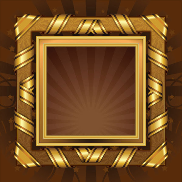 Download Antique gold frame 01 - vector_Download free vector,3d ...