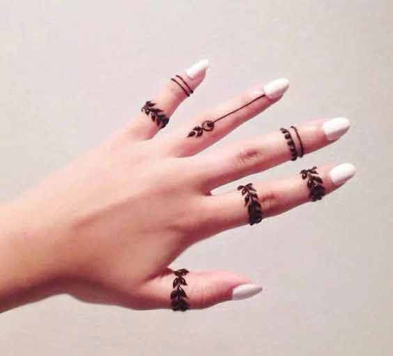 Latest Finger Mehndi Designs 21 22 For Hands Fashioneven