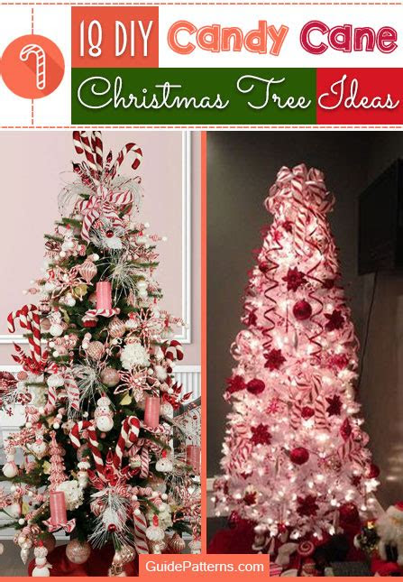 diy candy cane christmas tree ideas guide patterns