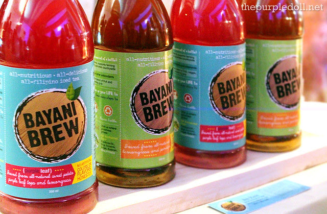 Bayani Brew's Lemongrass Pandan Iced Tea and Purple Leaf Iced Tea