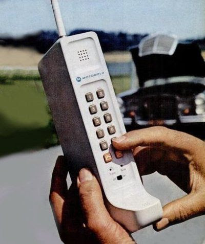 When cell phones use to be about your car breaking down.