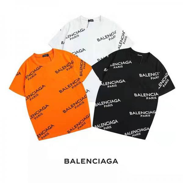 Balenciaga 半袖 Tシャツ ブランド半そで メンズ レディース バレンシア短袖 カップル夏