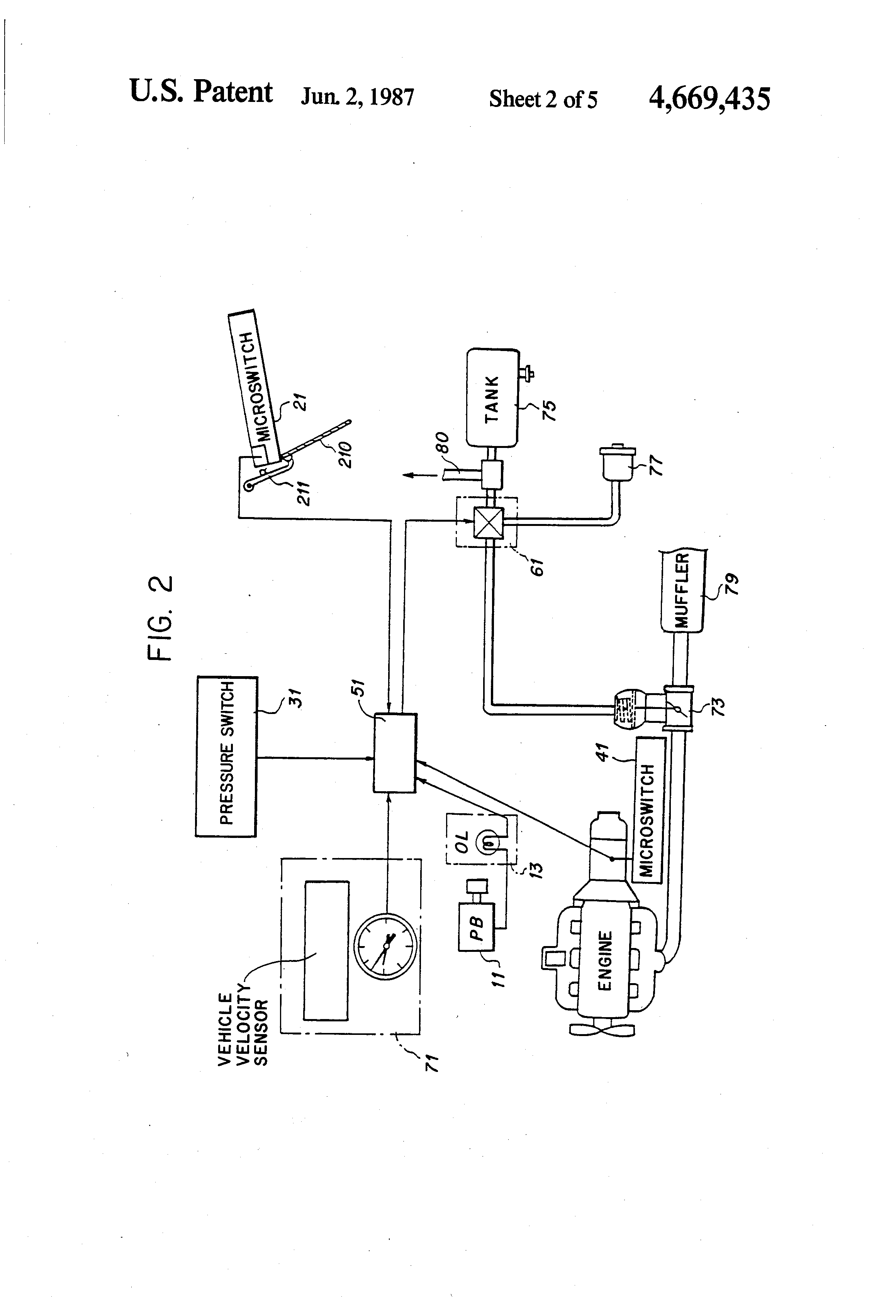 Patent US4669435 - Exhaust brake control system - Google