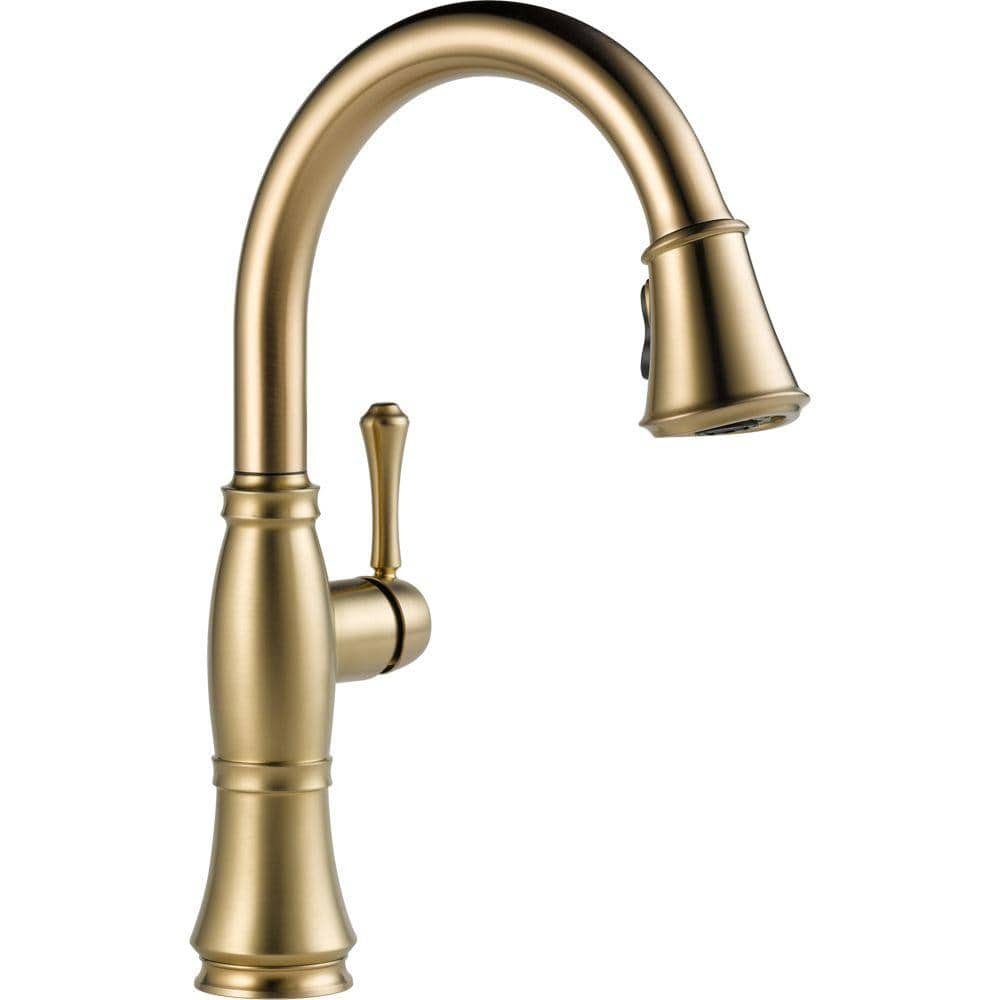 Delta Cassidy Single-Handle Pull-Down Sprayer Kitchen ...