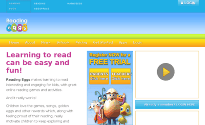 App Readingeggs Com Website Reading Eggs Where Children Learn To Read Online