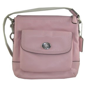 ... COACH PARK LEATHER SWINGPACK CROSSBODY BAG HANDBAG PURSE PINK TULLE