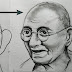 How to Draw Mahatma Gandhi Face Step by Step