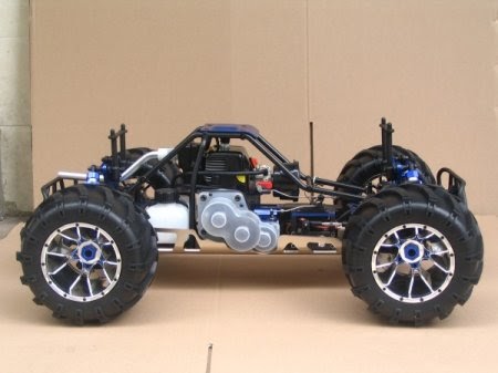 Mobil Remote Control Offroad Bahan Bakar Bensin