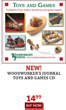 New! Woodworker's Journal Toys and Games CD - Only $14.99