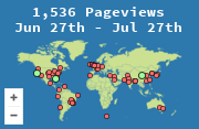 Locations of visitors to this page