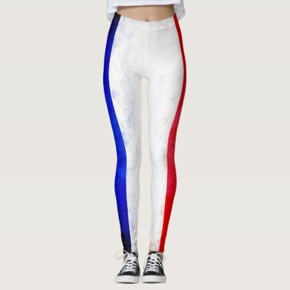 France Flag Leggings