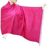 IMAGE OF Head Scarf Plain Cotton Stole Fashion Evening Wear For Women From India (Free Shipping) Stle0080r