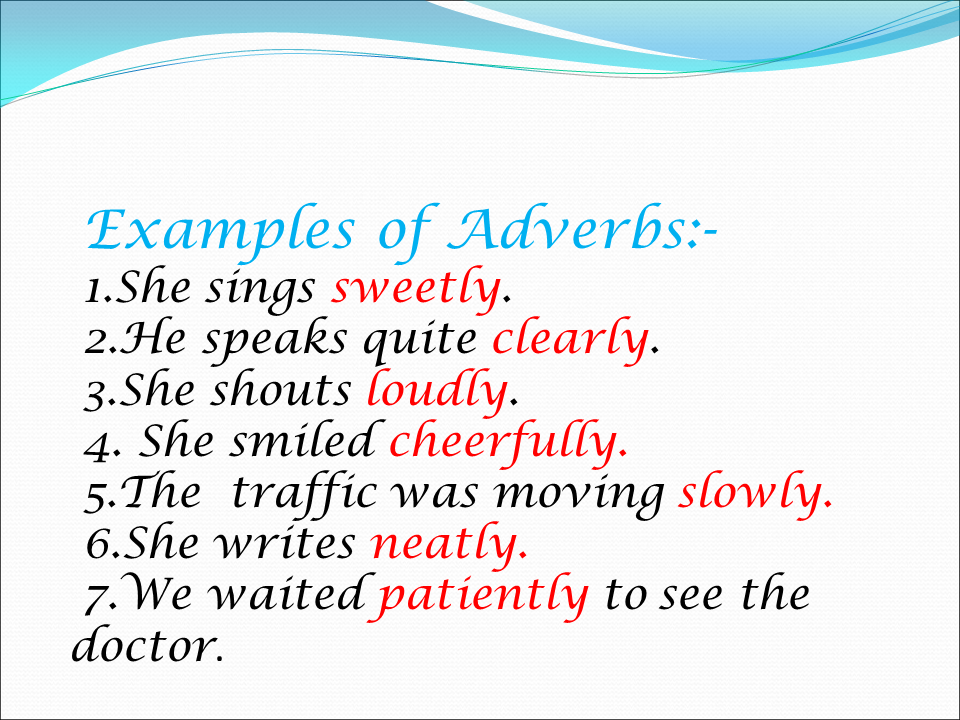 Adverbs - Presentation English Language