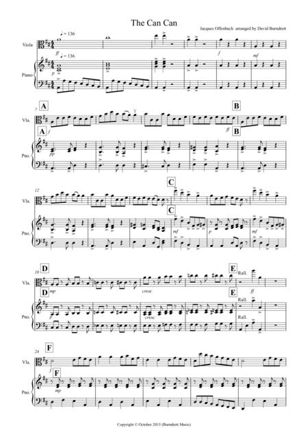 viola  piano sheet