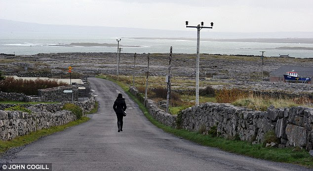 Breakthrough: One of the researchers at the University of Ireland described the find as a 'submarine river'