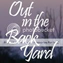 Come look at the photos I took out in the back yard.
