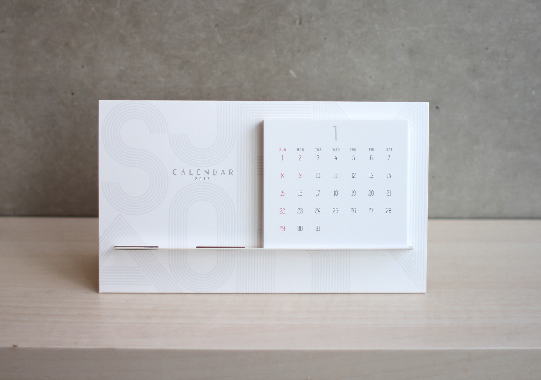 17年カレンダーのご紹介 Simplish Standard