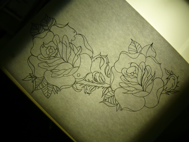 And actually ended up tattooing the sketch I did a mere 7 hours earlier as And actually ended up tattooing the sketch I did a mere 7 hours earlier as