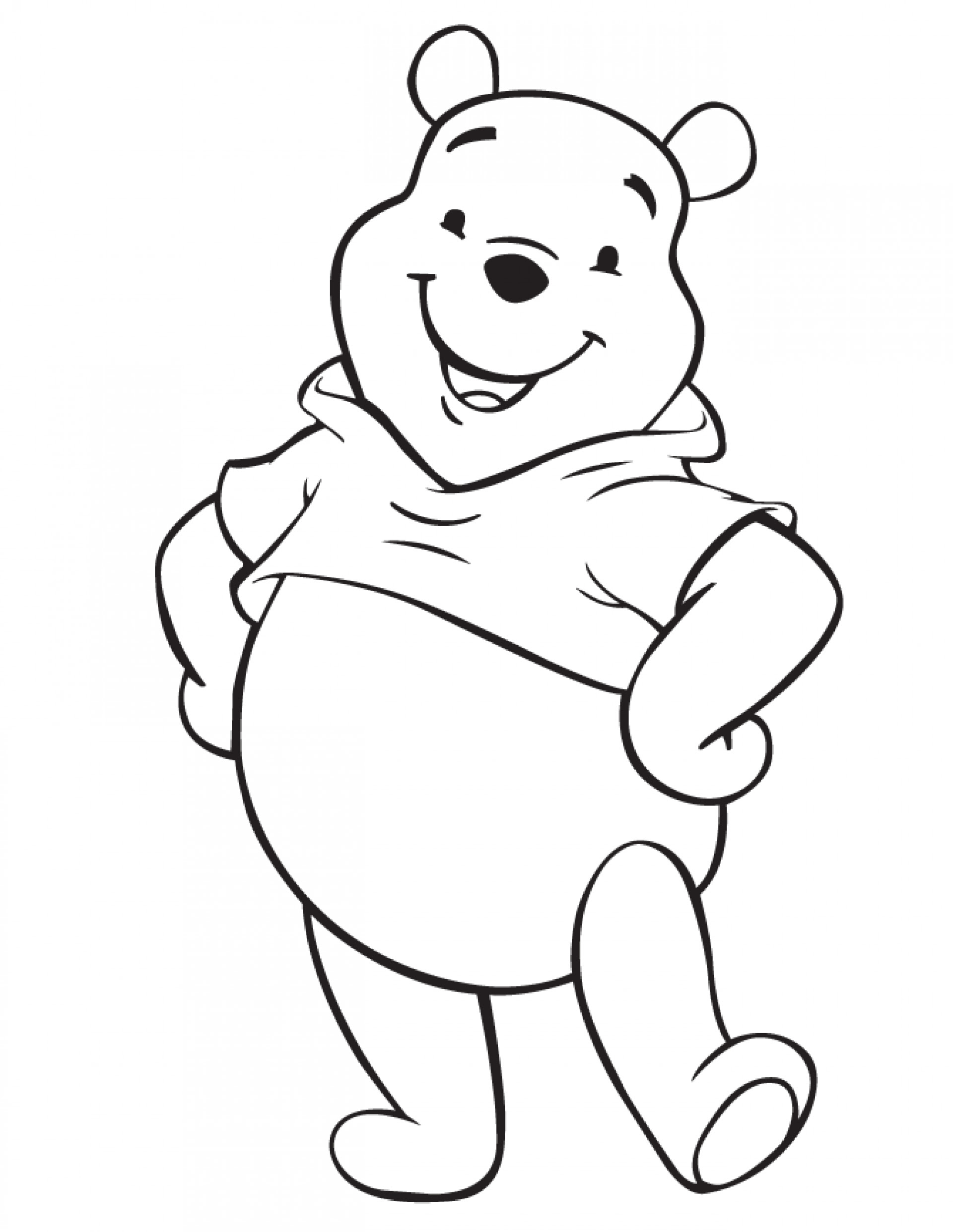 Baby Pooh Drawing at GetDrawings | Free download
