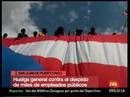 Huelga general en Puerto Rico a favor de los empleados 