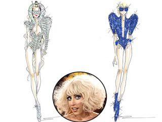 Giorgio Armani,lady gaga,concert costume,fashion style