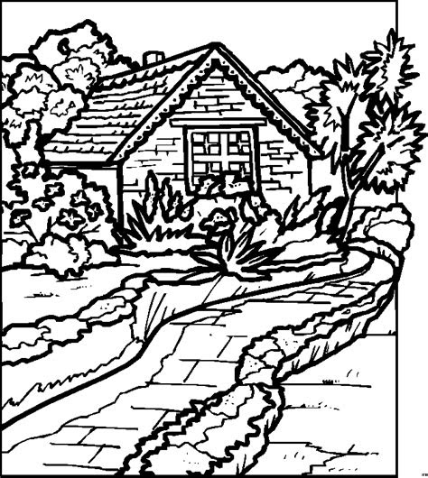 Just grab your favorite coloring supplies, download & print these easy landscape coloring pages. landscape coloring pages best coloring pages for kids detailed