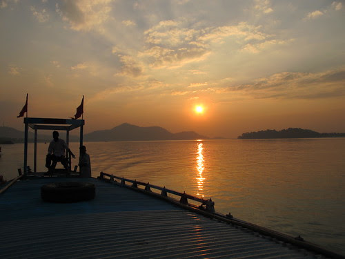 Sunset over the Brahmaputra, Guwahati