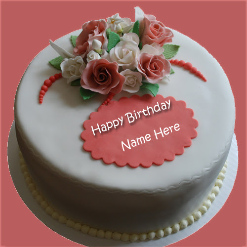 Happy Birthday Wishes Cake For Sister With Her Name