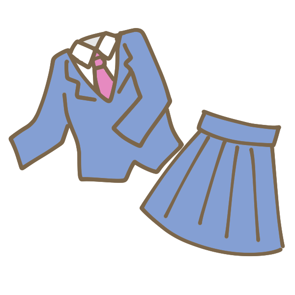 ブレザー 女子 のイラスト かわいいフリー素材が無料のイラストレイン