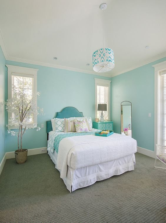 21 Breathtaking Turquoise Bedroom Ideas - The WoW Style