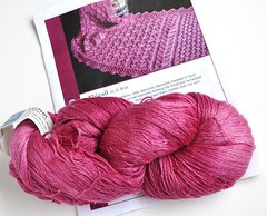 Year of Lace-June 2010-Abigail by JC Briar-785yds Blue Moon Fiber Arts-Geisha-mohair-mulberry silk-nylon