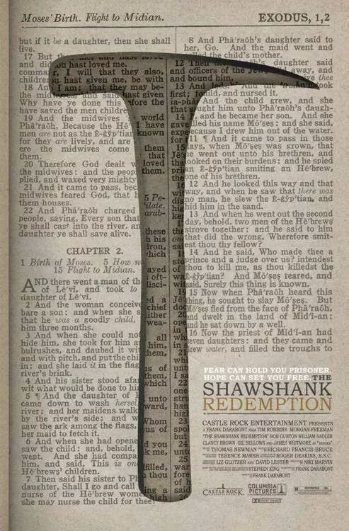 the Shawshank Redemption alternative poster