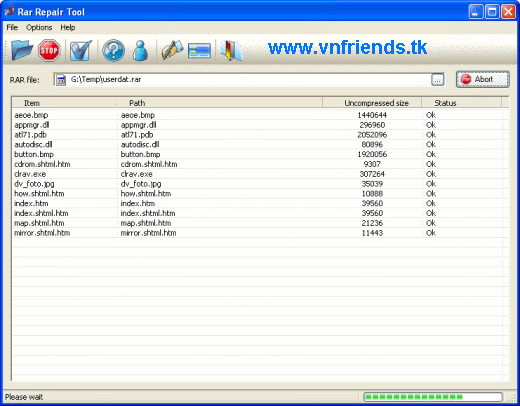 Rar Repair Tool 4.0.1 Full seri - phần mềm sửa lỗi file rar